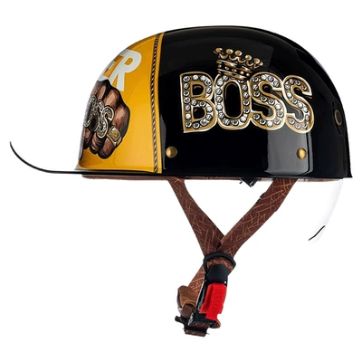 Motosiklet kaskı (dəbilqə) – Helmet, Retro Half Helmet, Flip-Up Helmet