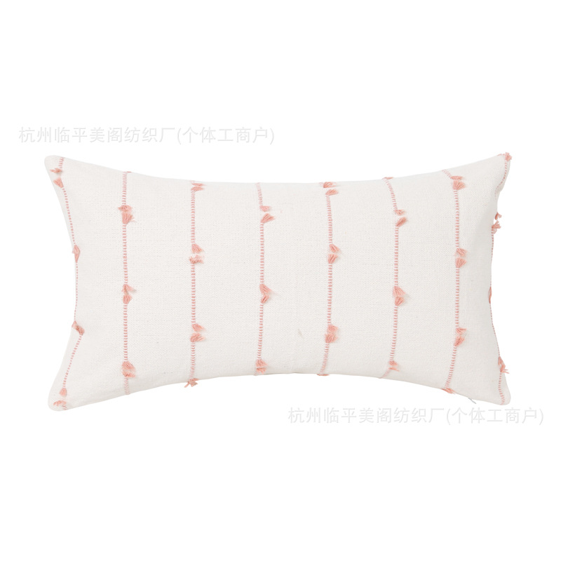 Estrias cortar flores abrazar almohada funda simple moderna almohada en casa sala de estar sofá respaldo sala de modelo almohada de alojamiento