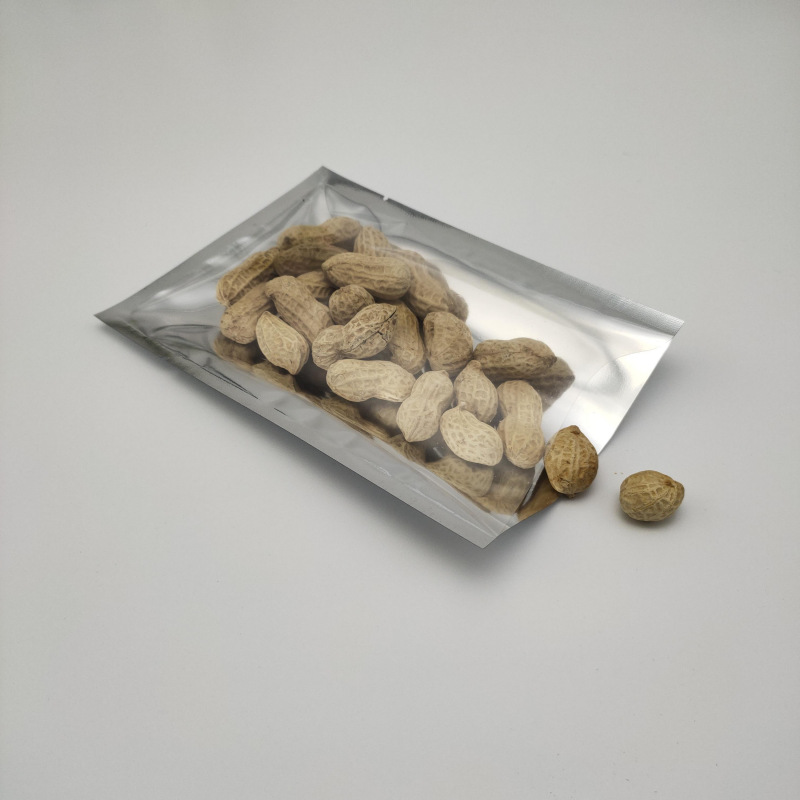 批发 半透明铝箔袋 镀铝三边封平口袋 食品包装真空袋 电子配件袋