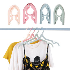 Folding Hanger Wholesale Travel Portable Hanger Business Trip Simple Hanger Children Hanger Plastic Drying Rack Gift