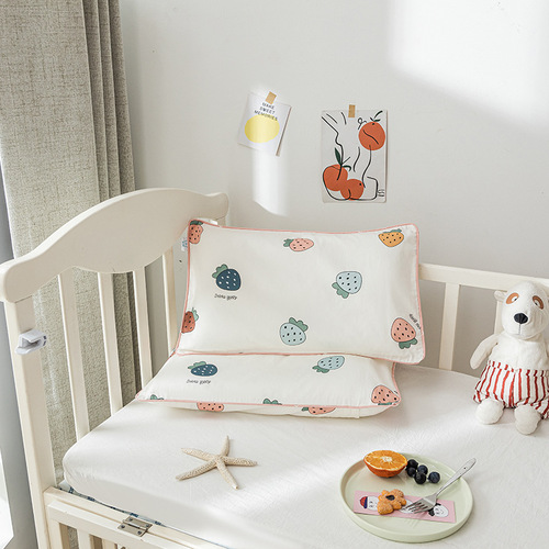Long Staple Cotton Children's Pillowcase Kindergarten Baby Cotton Pillowcase Cartoon Pillowcase Adult Cotton Pillowcase Wholesale