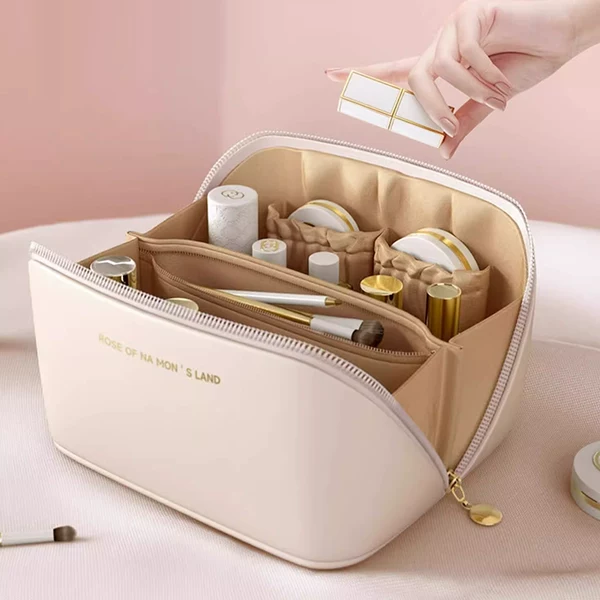 Cosmetic Bag for Women, Portable, High-Looking, 2025 New Model, Travel Toiletry Storage Bag, Pu Leather Storage Bag for Cosmetics, Souvenir Gift