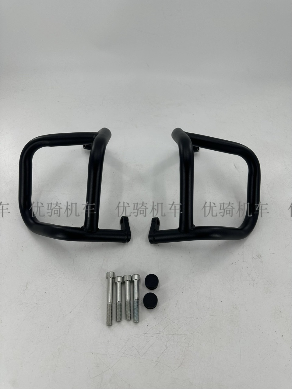 Adapted high gold GK500 GK400 retro climbing coffee through modified bumper body protection bar