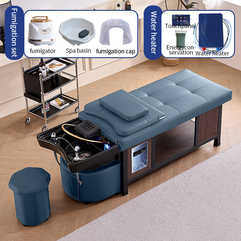 Cerámica - Peacock Blue + Circulación de agua + Calentador de agua + Fumigante