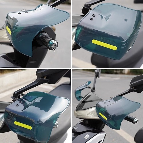 Handheld sunshade and wind shield for electric motorcycle, battery-powered motorbike handlebar cover, windproof, sunproof, waterproof, electric bike handlebar shield