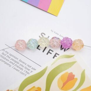 15mm�n���߲ʲ��λ�͸���p��õ�廨�� DIY���� �֒���Ʒ���