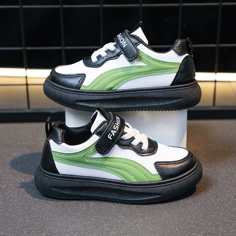 Обувь для мальчиков 2024 Весна и осень новая детская обувь для мальчиков Кожаная обувь для мальчиков Детские кроссовки
