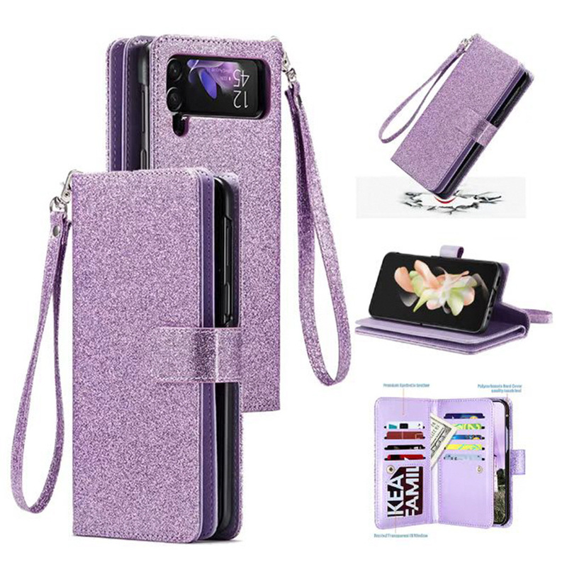 For Samsung Flip4 Mobile Phone Case Fold4 Card Mobile Phone Leather Case Flip3 Wallet Mobile Phone Protective Case For Samsung Flip4 Mobile Phone Case Fold4 Card Mobile Phone Leather Case Flip3 Wallet Mobile Phone Protective Case