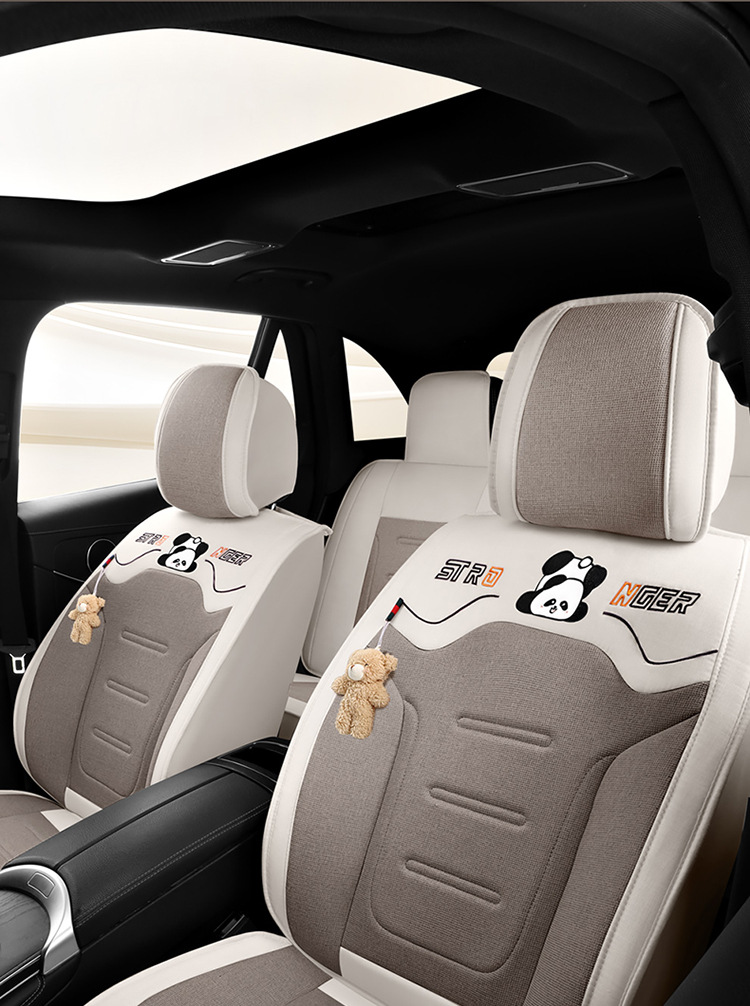 Napa Leather Seat Cushion Five-Seater Car Cushion Summer Seat Cover New Car Seat Cover Four-Season All-Inclusive Seat Cover Leather Seat Cover