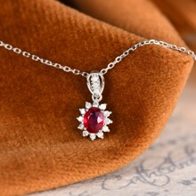 ��Ʒ18K��Ȼ��Ѫ�t�t��ʯ������au750�������ʯ�E�A�p�ݵ���