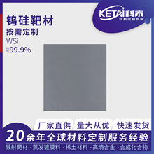 科泰高纯99.9%钨硅靶材WSi磁控溅射 真空镀膜可定制科研级实验室