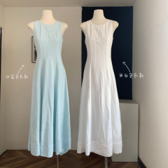 Susu Beauty ノースリーブベストドレス レディース 韓国風 高級 優しいスリムスカート