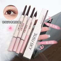 SUSU SKY двухголовый осветлительная тутовая ручка естественно очерчивает подводку для глаз теневые блестки двойного назначения цветная подводка для глаз оптовая продажа