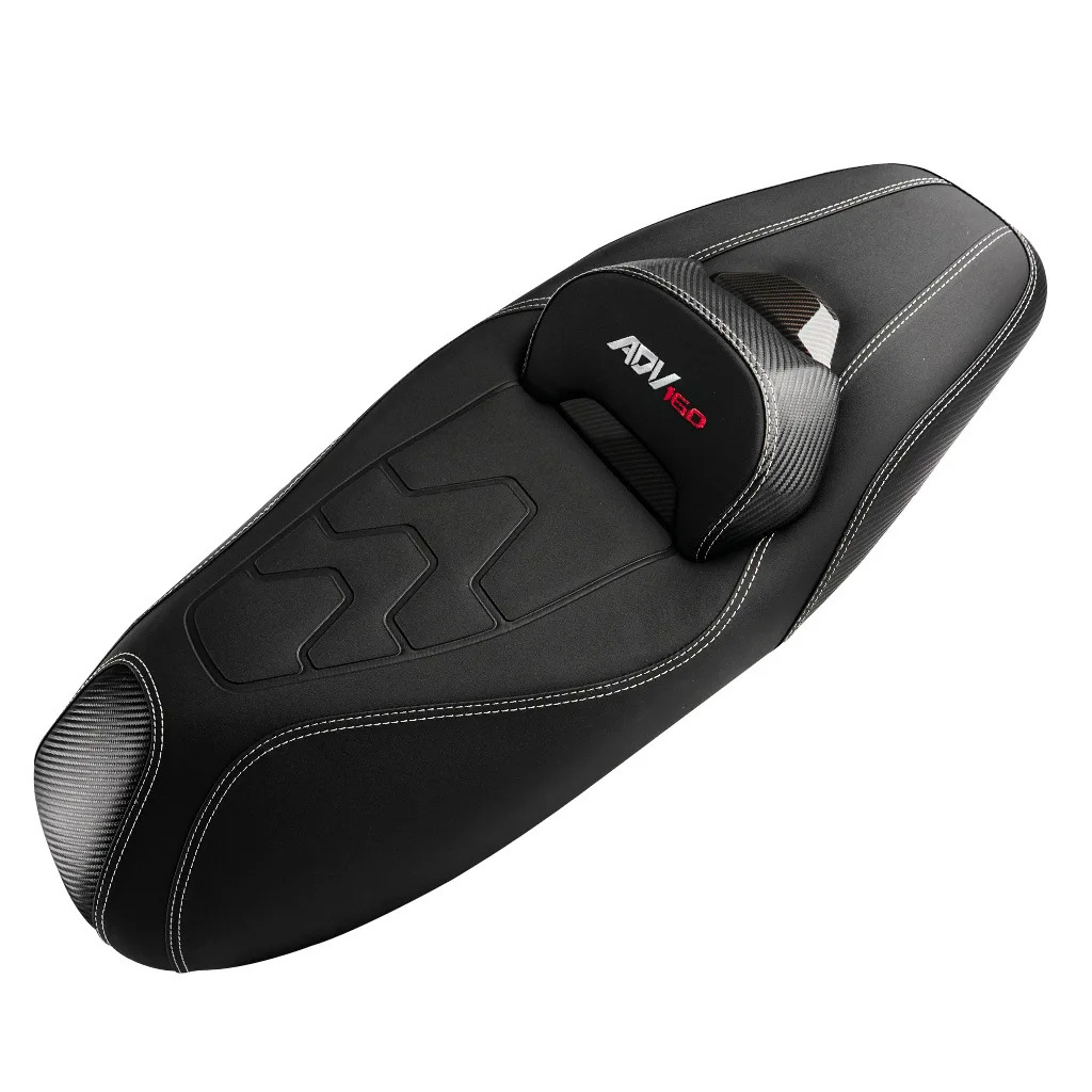 Suitable for 22-26 Models of Honda Adv160 Motorcycle Seat Bags, Modified Seat Cushion Assembly, Comfortable and Soft Backrest Seat Bag