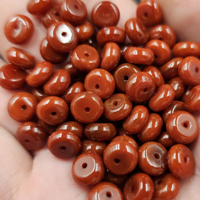 Onyx red abacus jade