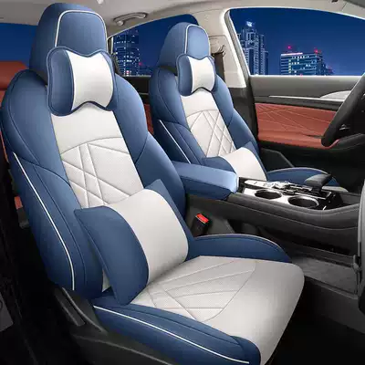 Modelə uyğun (Original) oturacaq örtükləri Special Seat Cover Full - deep-sea-blue-luxury-version-note-the-model-year-rear-half-package