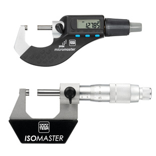 Swiss Original TESA Digital Outer Diameter Micrometer 0-30mm Mechanical Scale Micrometer 0-25/0.01mm