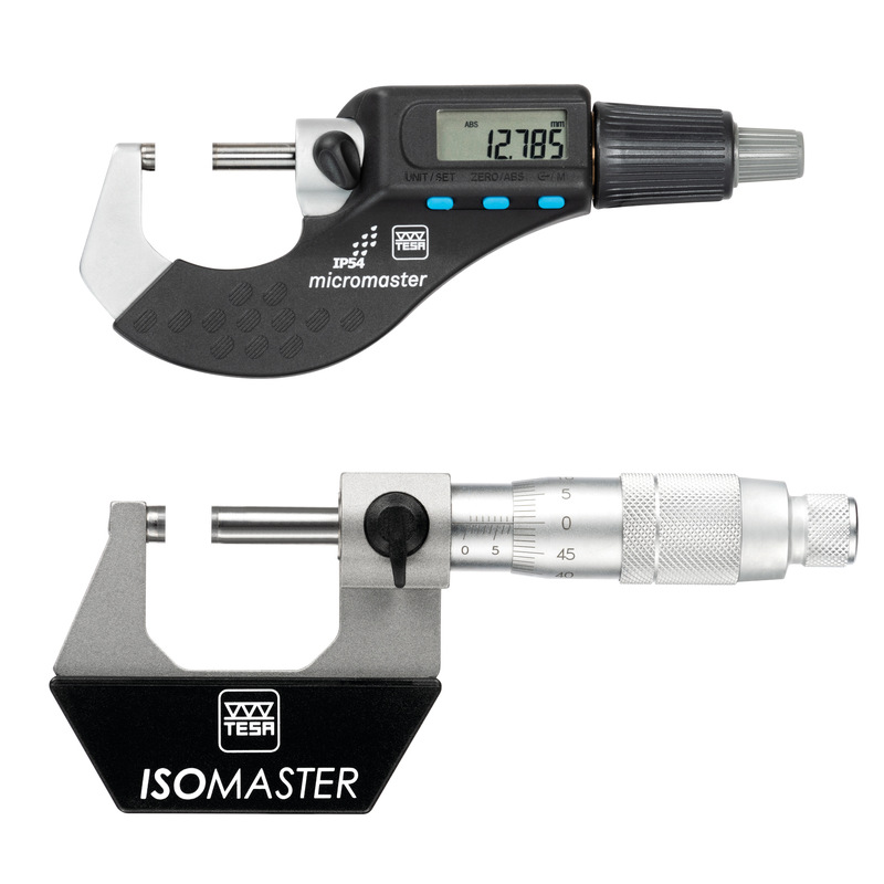 瑞士原装TESA数显外径千分尺0-30mm机械刻度千分尺0-25/0.01mm
