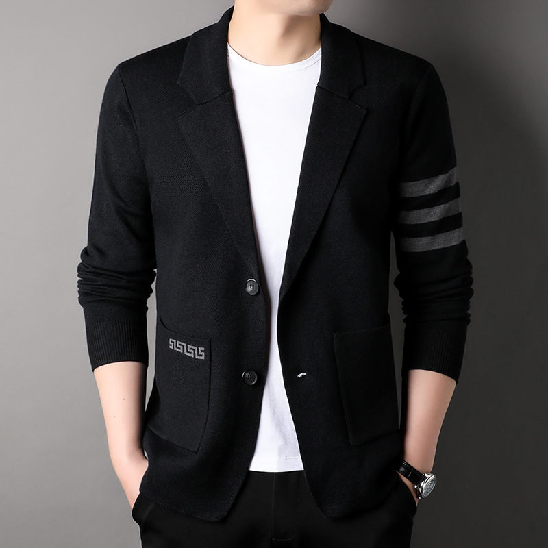 Demi-season knitted quality cardigan