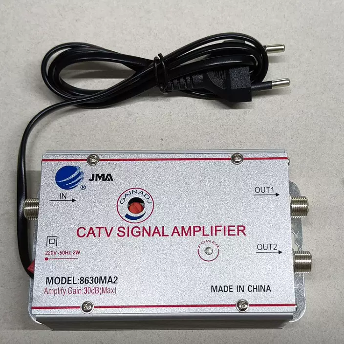 有线电视CATV AMPLIFIER信号分配放大器30DB2分配放大器8630MA2