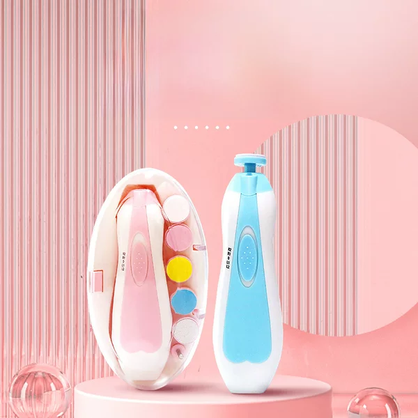 Baby Electric Nail Grinder Multifunctional Anti-Scratch Kidsren's Nail Scissors Baby Nail Manicure Tool Set