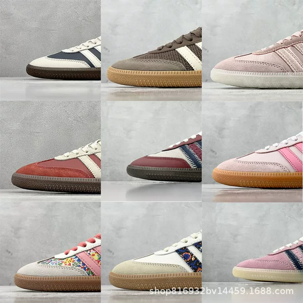 Export Order R Version High-Quality Foreign Trade Samba Og75Th Origin Low-Top German Training Shoes for Men and Women