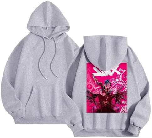 Hoodie for Men Women Arcane League of Legends Art Print Arca