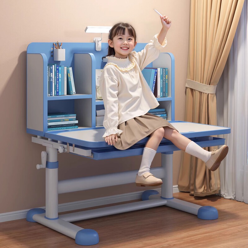 Study Desk for Students, Home Use Desk with Adjustable Height, Dedicated for Bedroom Homework and Writing, Table and Chair Set for Study Use Study Desk for Students, Home Use Desk with Adjustable Height, Dedicated for Bedroom Homework and Writing, Table and Chair Set for Study Use