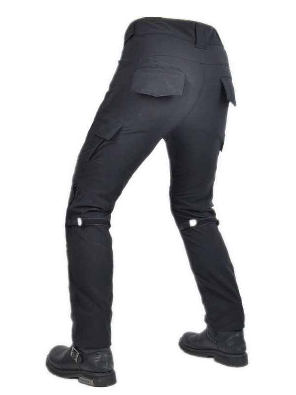 VOLERO motocicleta verano pantalones de ciclismo perforación bidireccional respirado elástico de cintura alta locomotora pantalones de silicona