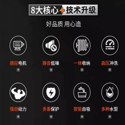 powerful pure copper motor cleaning — Portable car washer