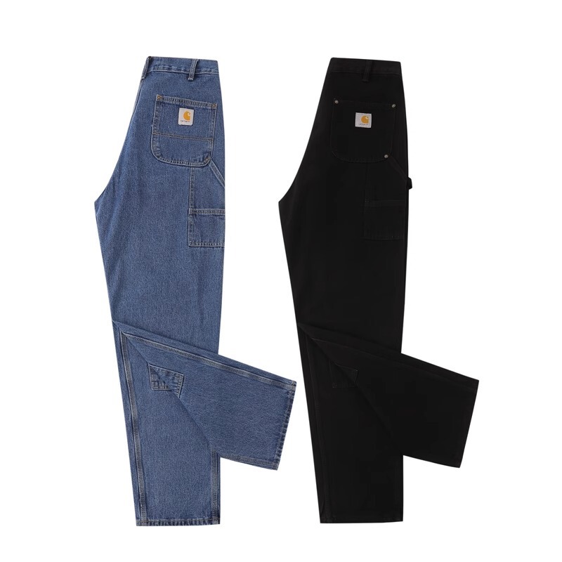 Carhartt Main Line Heavy Retro Distressed Jeans Ins Trendy Brand Men's and Women's Loose Straight Pants Carhartt Main Line Heavy Retro Distressed Jeans Ins Trendy Brand Men's and Women's Loose Straight Pants