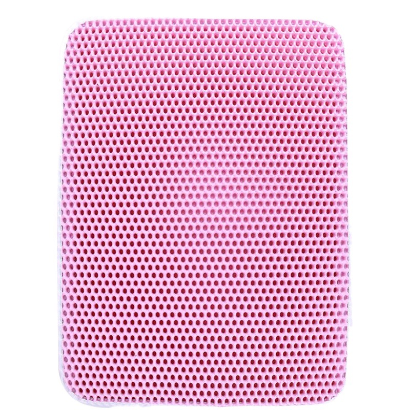 Fábrica en stock estera de arena para gatos de doble capa a prueba de arena estera impermeable gato y perro estera universal para mascotas gato suministros