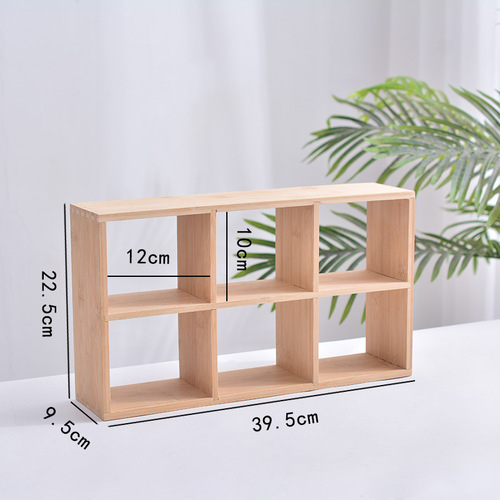 Desktop antique cabinet nine-grid grid teapot stand multi-purpose cabinet Chinese storage display shelf wall-mounted display rack