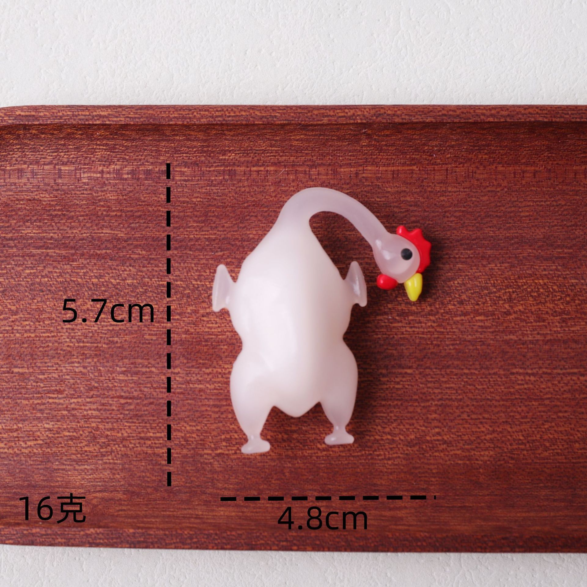 대형 색상 변경 구운 치킨(끈 + opp 가방 포함)