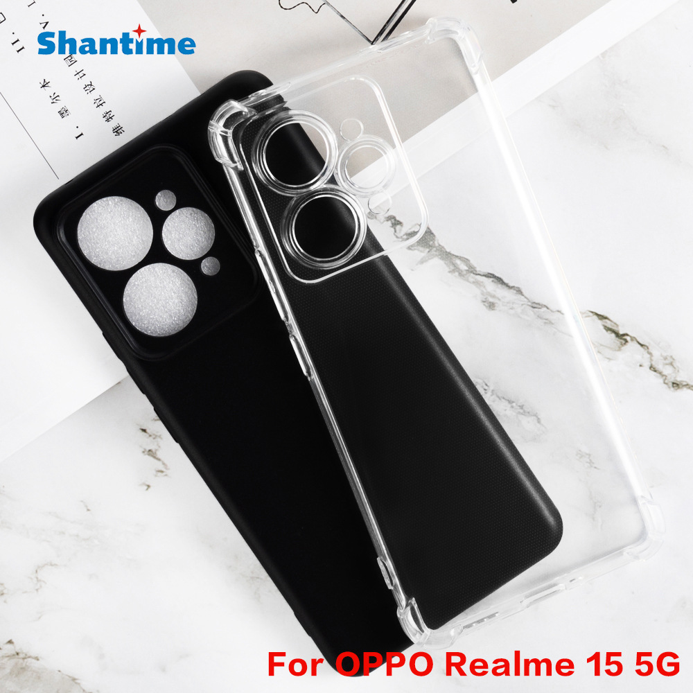 适用OPPO Realme 15 5G手机壳翻盖手机皮套TPU布丁套软壳