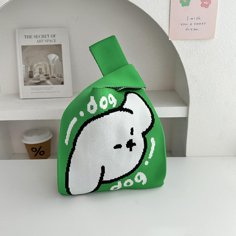 Bolsas de punto bolsas de mano coreanas de gran capacidad bolsas de mano bolsas de mano bolsas de regalo bolsas de muñeca al por mayor