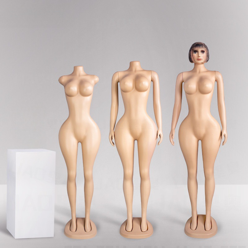 Maniquí de exhibición de escaparate de tienda de ropa, modelo curvilíneo BBL, talla grande europea y americana, busto grande, glúteos grandes, tono de piel, cuerpo completo, modelo femenino