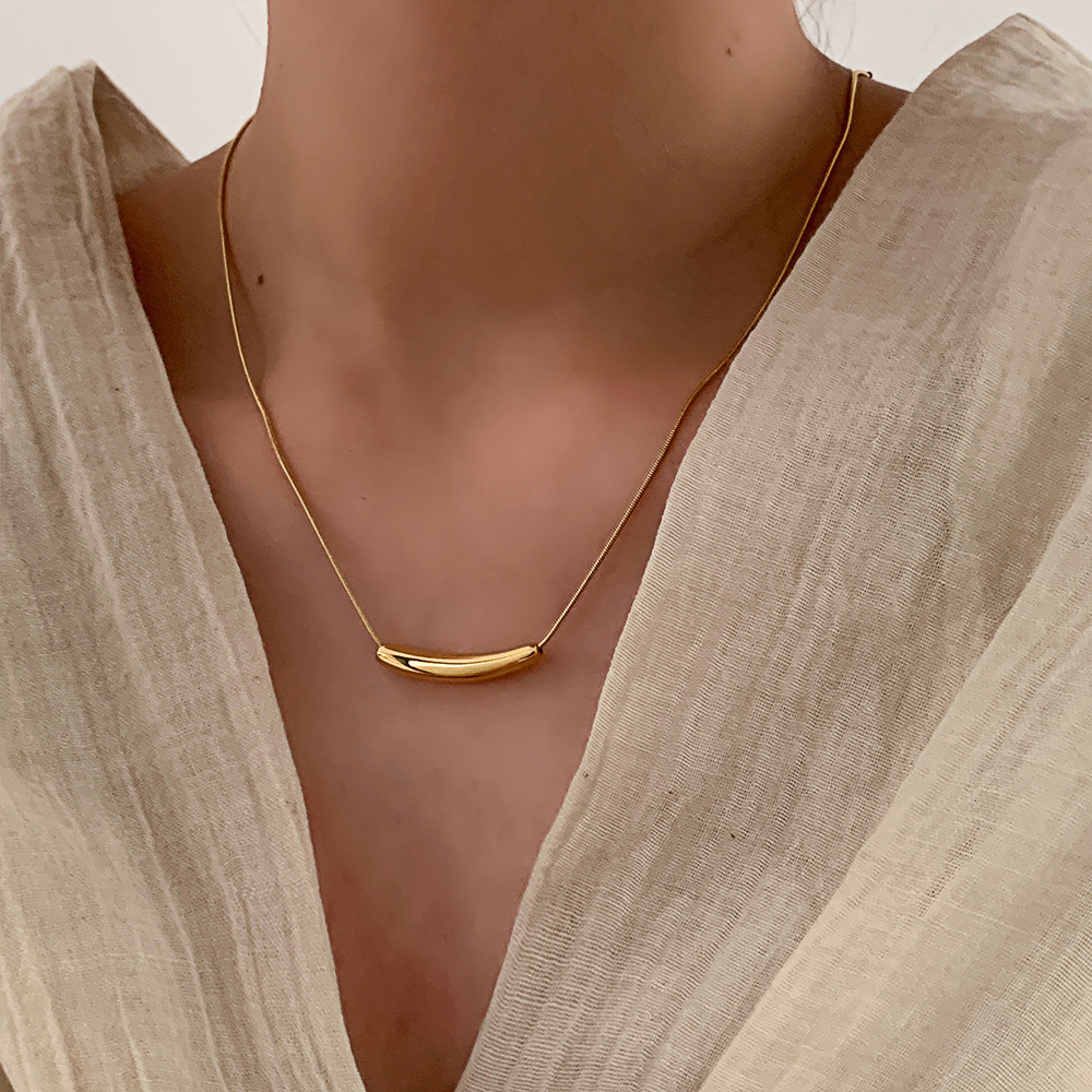 Necklace Classification Simple Style Geometric Alloy Plating Women's Necklace