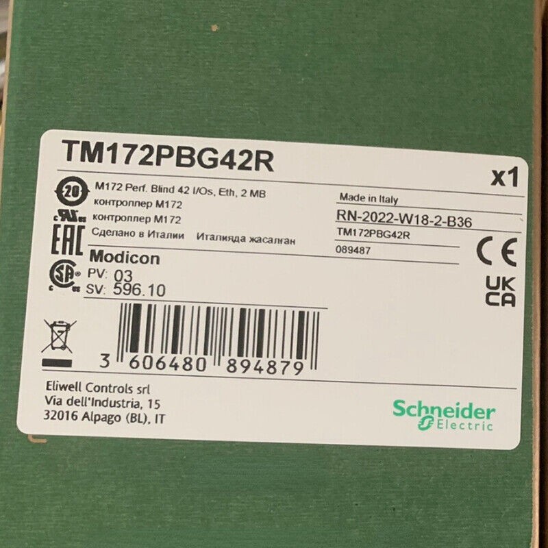 模块PLC全新原装TM172PDG18R TM172ASCTB28E TM172ASCTB18