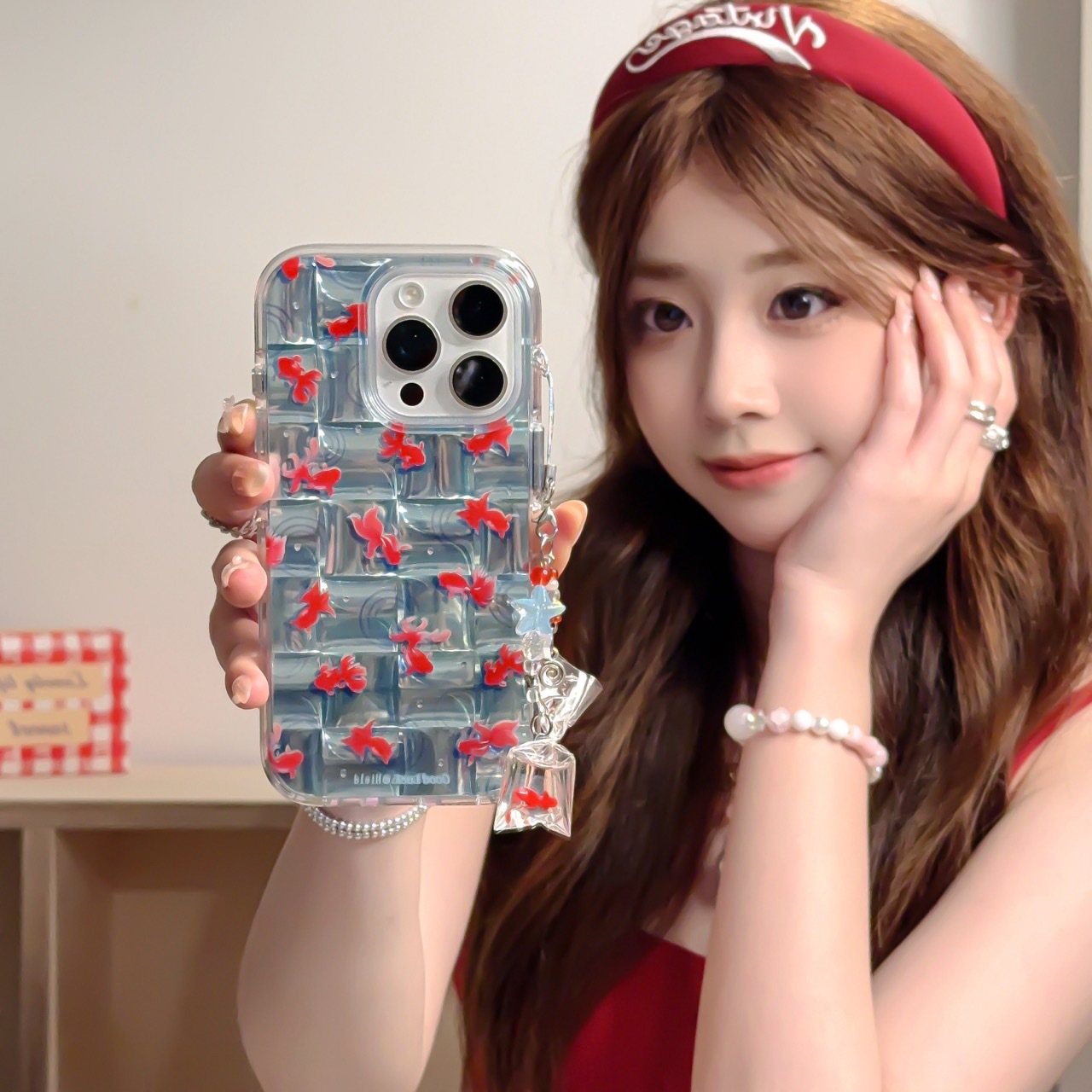 Caja del teléfono móvil Apple 15ProMax 16Pro Pareja 14/13 Mujer 16PM nicho