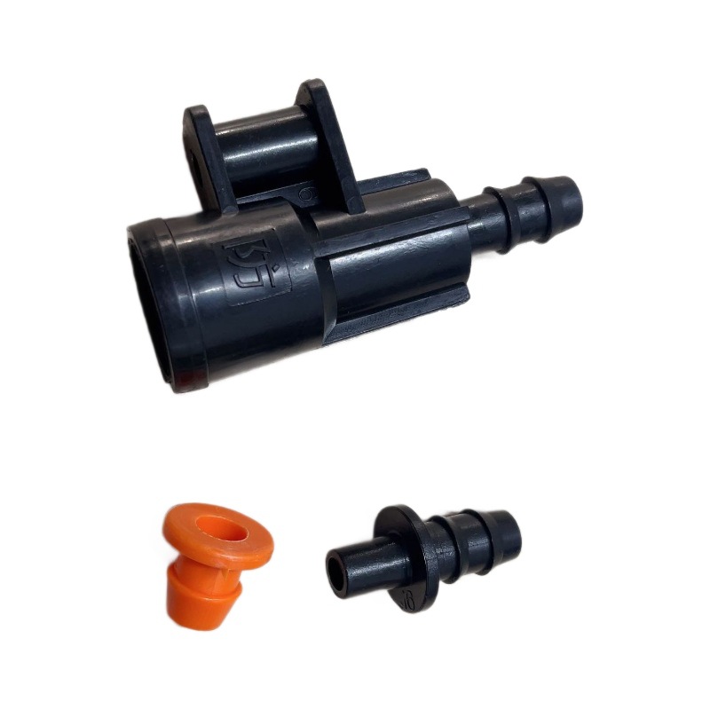 Soporte móvil de 4 puntos, juego de tres piezas, soporte de brazo oscilante tipo mariposa para riego de vegetales, conexión de derivación de tubería rígida para microtubos de 8/12