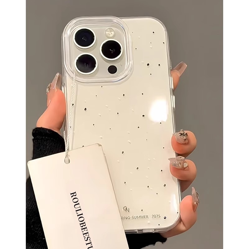 春夏泼墨适用苹果16promax手机壳iPhone15创意14简约13promax大孔|undefined