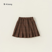 宥宝童装春秋儿童裙子学院风童装女童百褶短裙复古JK裙女宝半身裙