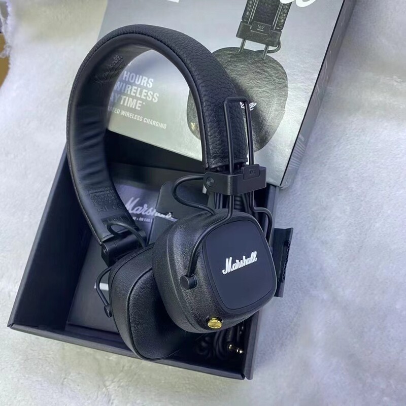 Major Iv Fourth Generation Head-Mounted Heavy Bass Rock Noise Reduction Headphones Cross-Border E-Commerce Export Version Popular Marshall