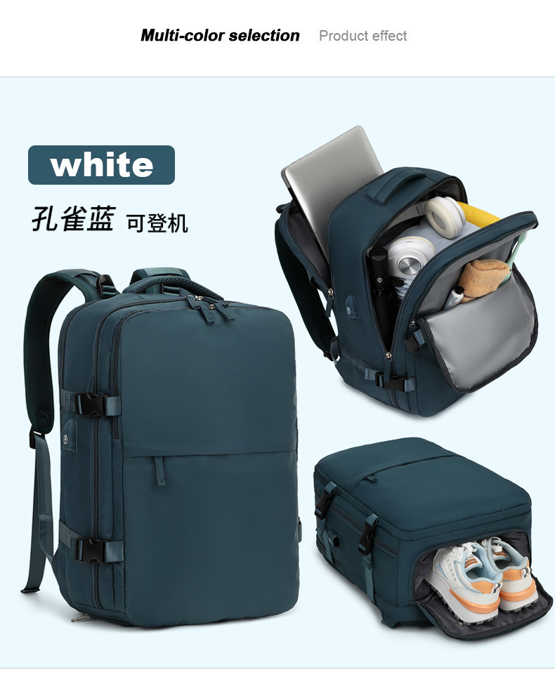 En stock mochila de viaje multifuncional para niñas transfronterizas clasificación húmeda y seca mochila de momia impermeable de gran capacidad