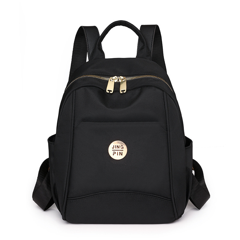 2024 verano nueva mochila de nailon para mujer simple y versátil mochila de viaje ligera al aire libre mochila escolar para estudiantes