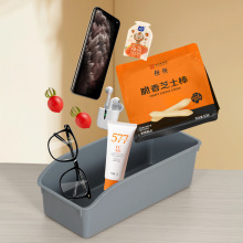 超市便利店收纳盒桌面零食斜口盒散称货架陈列盒食品透明新款专用