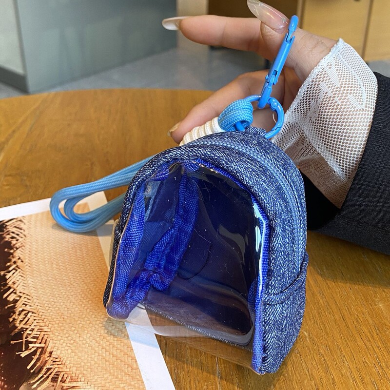 Internet Celebrity Same Style Small Wallet for Women 2025 New Mini Small Bag Wrist Bag Creative Coin Bag Pendant Coin Purse