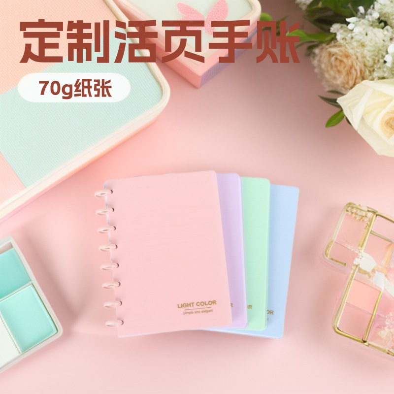 蘑菇扣PP笔记本加厚a5创意会议子可压印商务pp拉丝发泡PP片记事本