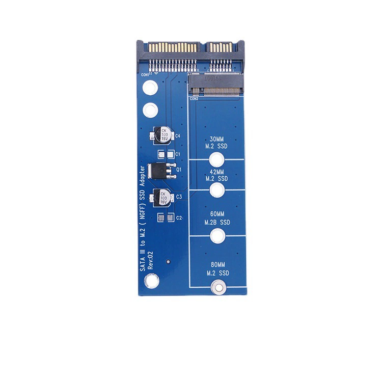 M.2 NGFF to SATA computer hard disk SSD solid -state hard drive 2280 2242 adaptation conversion card